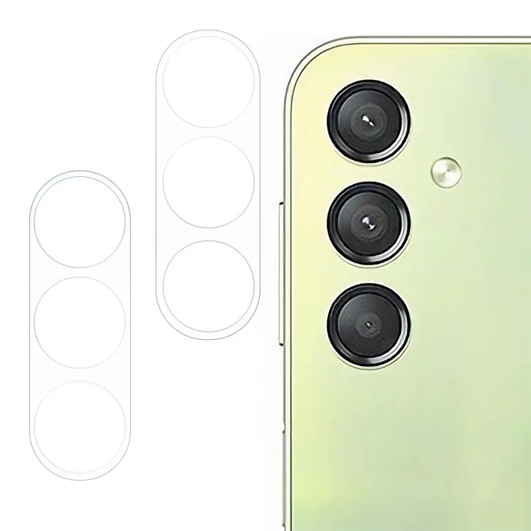 2Pezzi per Samsung Galaxy A25 5G (Globale) (161,0 x 76,5 x 8,3 mm) Protezione Lente Fotocamera 3D Arc Edge Pellicola in Vetro Temperato per Obiettivo Posteriore