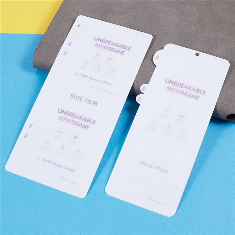 Per Samsung Galaxy Z Flip5 5G Anti-Scratch Clear PET Film Soft Front and Back Screen Protector