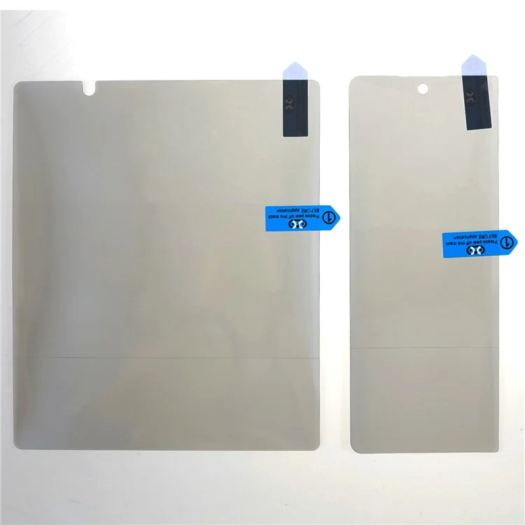 For Samsung Galaxy Z Fold5 5G Matte Anti-Spy Film Anti-scratch Front and Back PET Protector