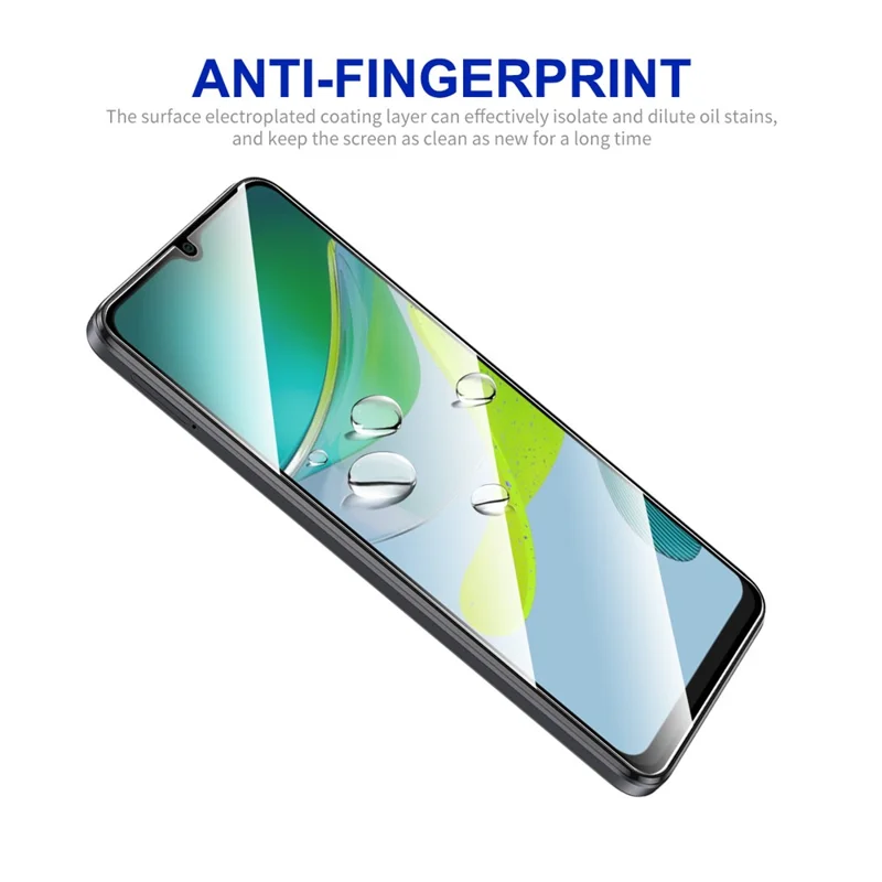 ENKAY HAT PRINCE 2Pcs Screen Protector for Motorola Moto E13 4G Full Glue 0.26mm 9H 2.5D High Aluminium-silicon Glass Film