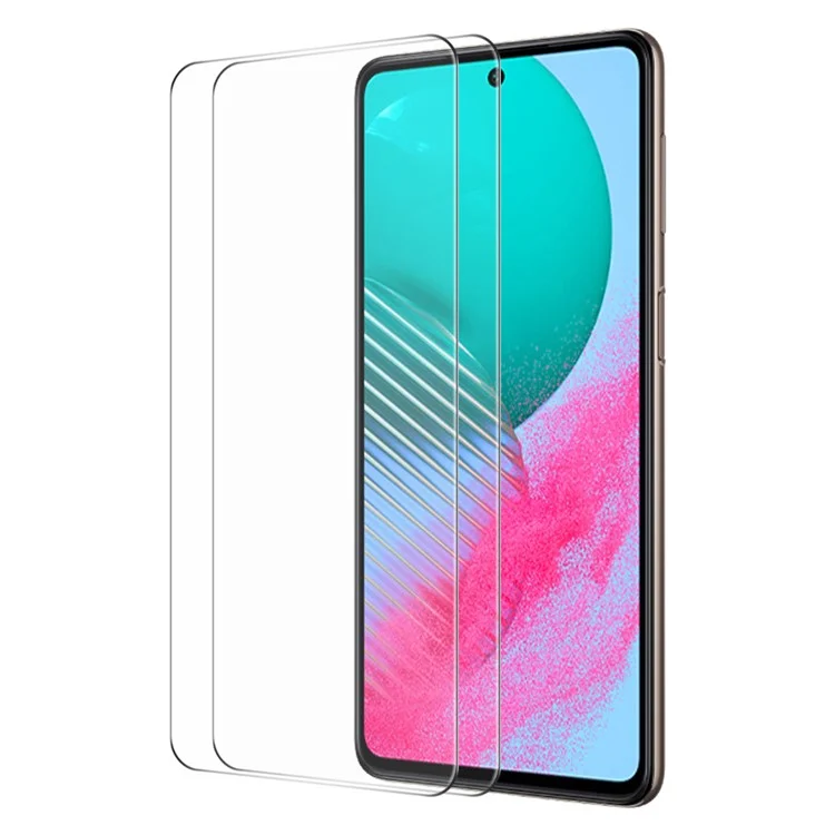 ENKAY HAT PRINCE 2Pcs para Samsung Galaxy M54 5G / F54 5G Protector de pantalla de cristal de alta aluminio-silicio 0.26mm 9H 2.5D Film