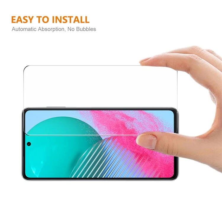 Protector de pantalla ENKAY HAT PRINCE para Samsung Galaxy M54 5G / F54 5G 0.26mm 9H 2.5D Película de vidrio de alta aluminio-silicio de pegamento completo