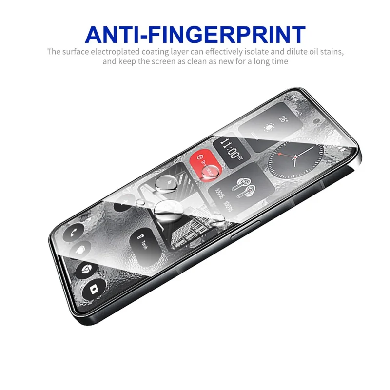 ENKAY HAT PRINCE Full Screen Protector for Nothing Phone (2) 0.26mm 9H 2.5D Silk Printing High Aluminium-silicon Glass Film