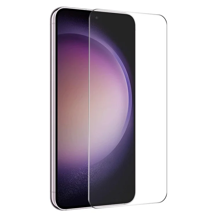 Защитное стекло ENKAY HAT PRINCE для Samsung Galaxy S23 FE - взрывозащищенная пленка 9H 2.5D 0.26 мм, из высококачественного стекла с алюминием и кремнием