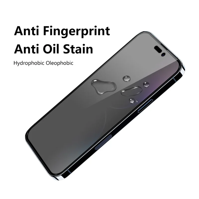 ENKAY HAT PRINCE For iPhone 15 Pro Max Anti-glare Phone Screen Protector Tempered Glass 28-degree Anti-peep Film