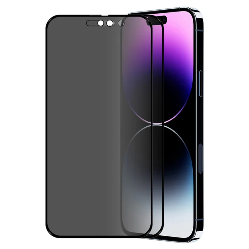 ENKAY HAT PRINCE 2Pcs Anti-glare Screen Protector for iPhone 15 Plus, Protetor de Tela Antiespia de Vidro Temperado 28 Graus