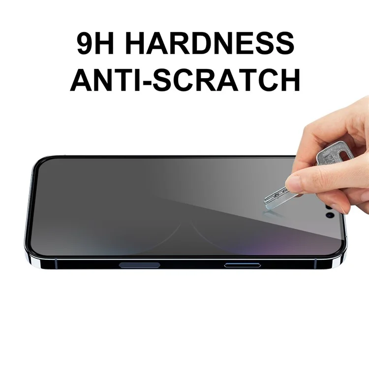 ENKAY HAT PRINCE 5Pcs for iPhone 15 Protecteur d'écran en verre trempé anti-reflet anti-espion de 28 degrés