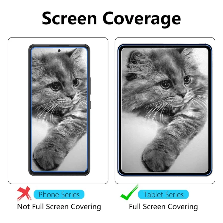 For Samsung Galaxy Tab S9 FE Paper-like PET Film Full Cover High Sensitivity Matte Screen Protector