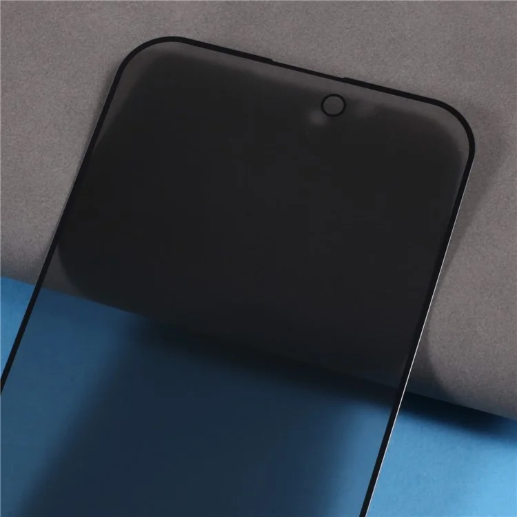 For iPhone 15 Protezione Schermo Privacy Seta Stampa Vetro Alluminio-silicio Alta Copertura Completa Antidettaglio Pellicola
