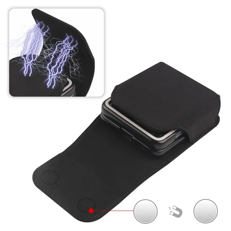 Phone Belt Bag for Universal Folding Cell Phones Anti-Scratch Waterproof Nylon Waist Pouch