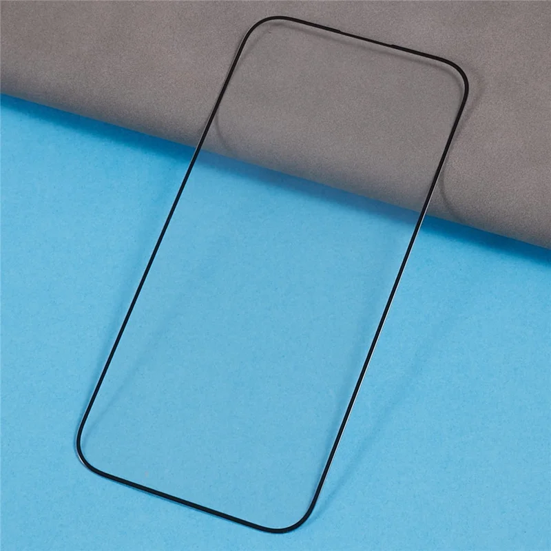 For iPhone 15 Anti-static Tempered Glass Film Full Glue Full Cover Shatterproof Screen Protector