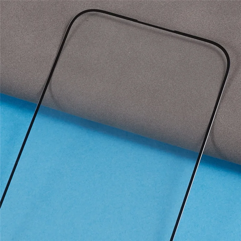 For iPhone 15 Anti-static Tempered Glass Film Full Glue Full Cover Shatterproof Screen Protector