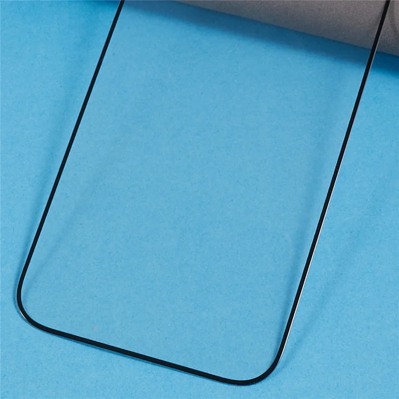 For iPhone 15 Anti-static Tempered Glass Film Full Glue Full Cover Shatterproof Screen Protector