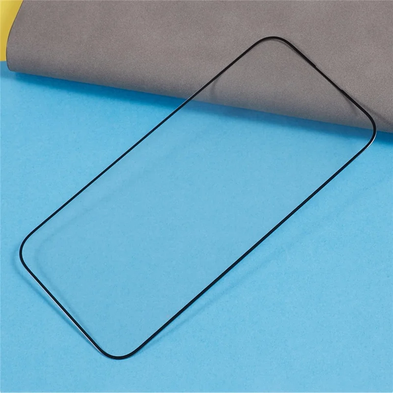For iPhone 15 Anti-static Tempered Glass Film Full Glue Full Cover Shatterproof Screen Protector
