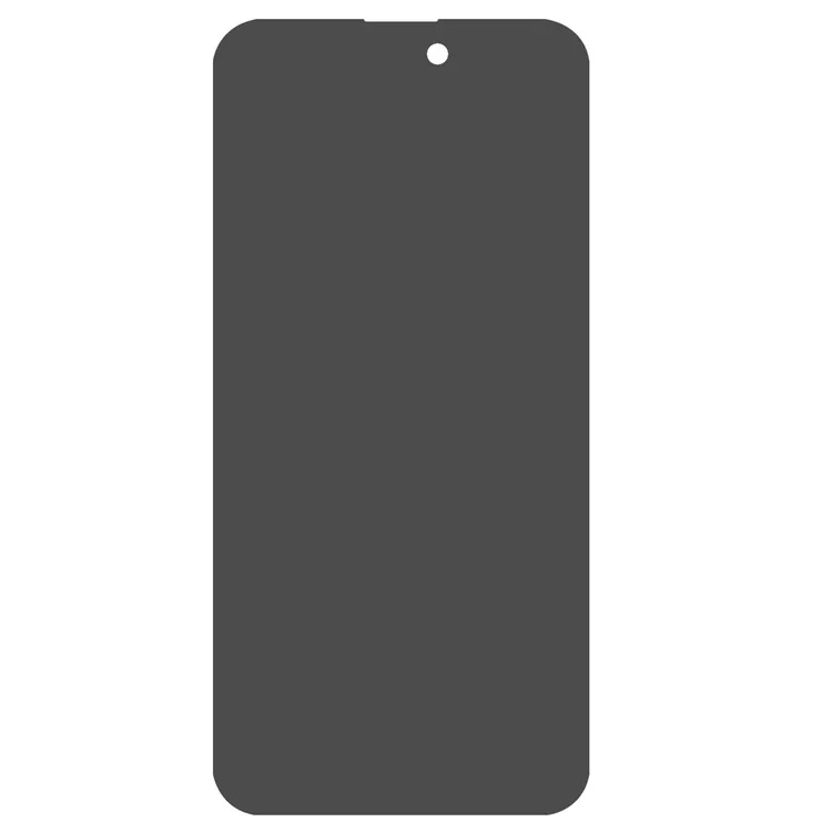 Für iPhone 15 Panzerglas-Displayschutz 180-Grad-Anti-Spionage-Vollbildfilm