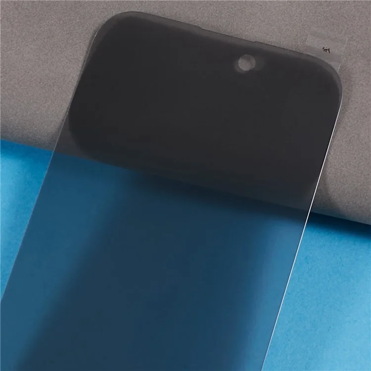 Für iPhone 15 Panzerglas-Displayschutz 180-Grad-Anti-Spionage-Vollbildfilm