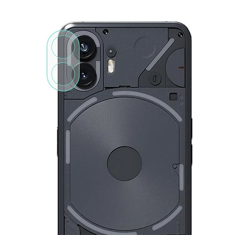 ENKAY HAT PRINCE For Nothing Phone (2) Back Camera Lens Protector Clear Tempered Glass Lens Film - Transparent