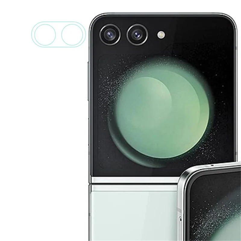 ENKAY HAT PRINCE para Samsung Galaxy Z Flip5 5G Protector de lente de cámara HD Película de lente de cristal templado - Transparente