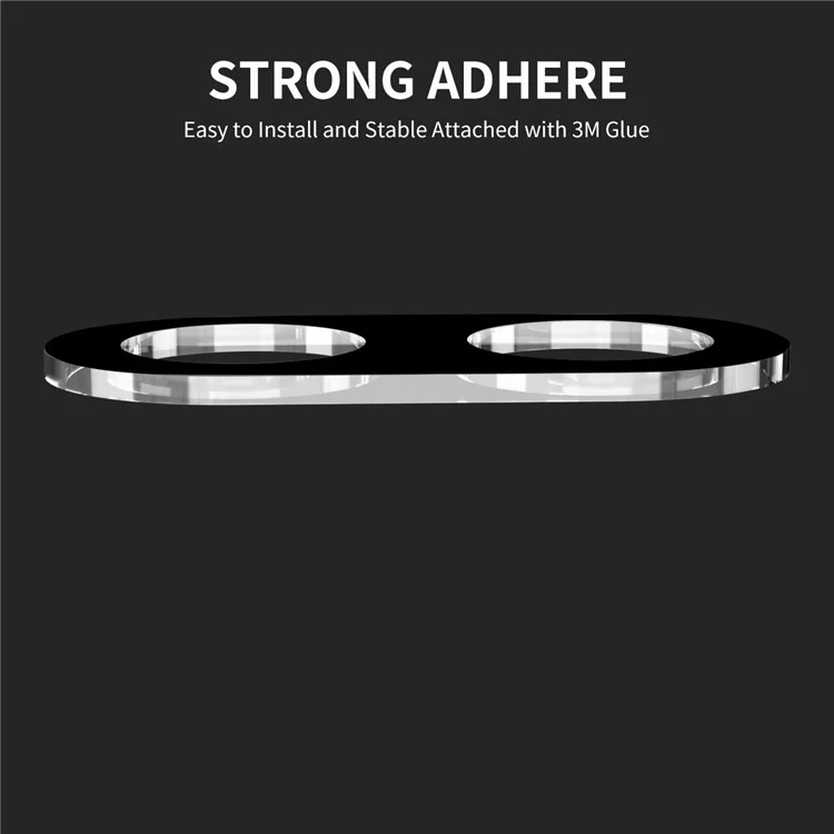 ENKAY HAT PRINCE 2Pcs Camera Lens Protector for Samsung Galaxy Z Flip5 5G , Integrated Tempered Glass Lens Film - Preto