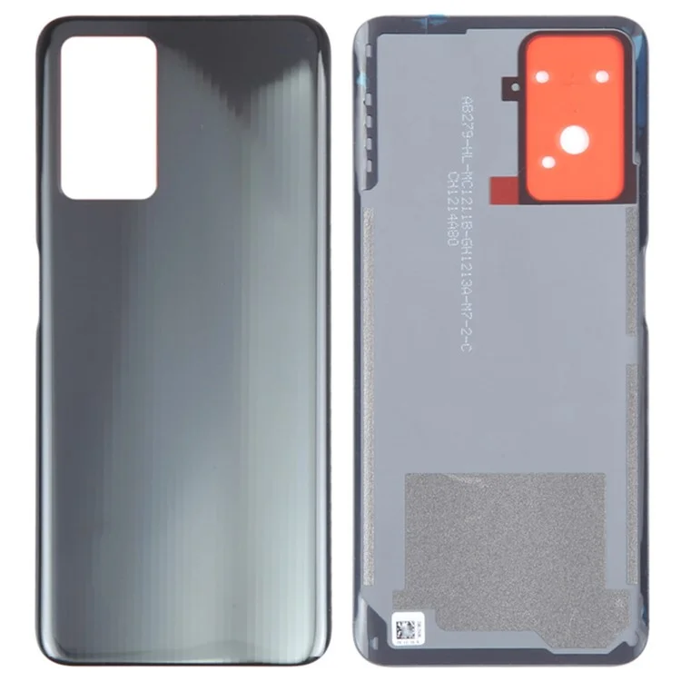 Für Realme 9i 4G Back Battery Housing Cover Phone Replacement Part - Schwarz