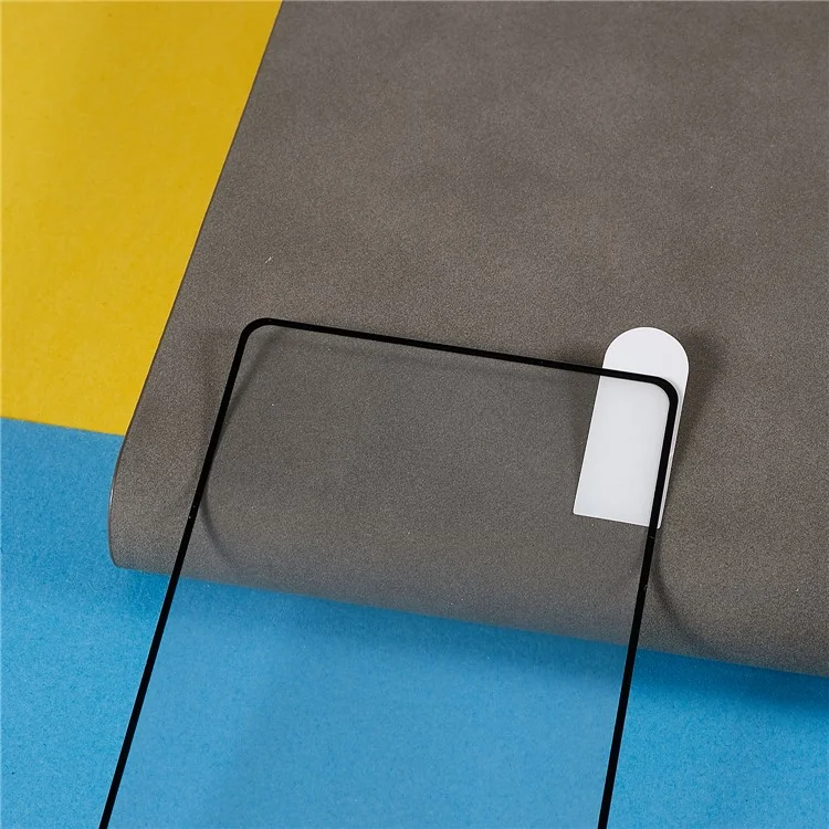 Pour Google Pixel 8 Silk Printing Black Edge Screen Protector Full Cover Full Glue HD Verre Trempé Film