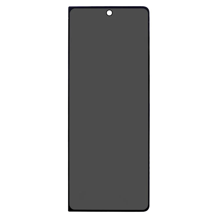 Para o Samsung Galaxy Z Fold5 5G Black Edge Screen Protector 180-Degree Anti-Spy Silk Printing Tempered Glass Film