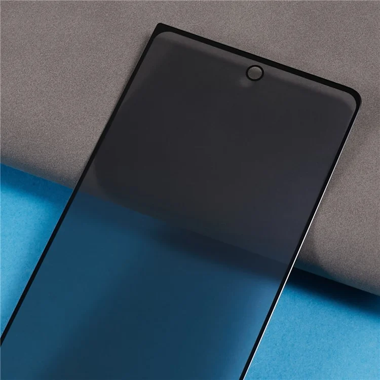 Para o Samsung Galaxy Z Fold5 5G Black Edge Screen Protector 180-Degree Anti-Spy Silk Printing Tempered Glass Film