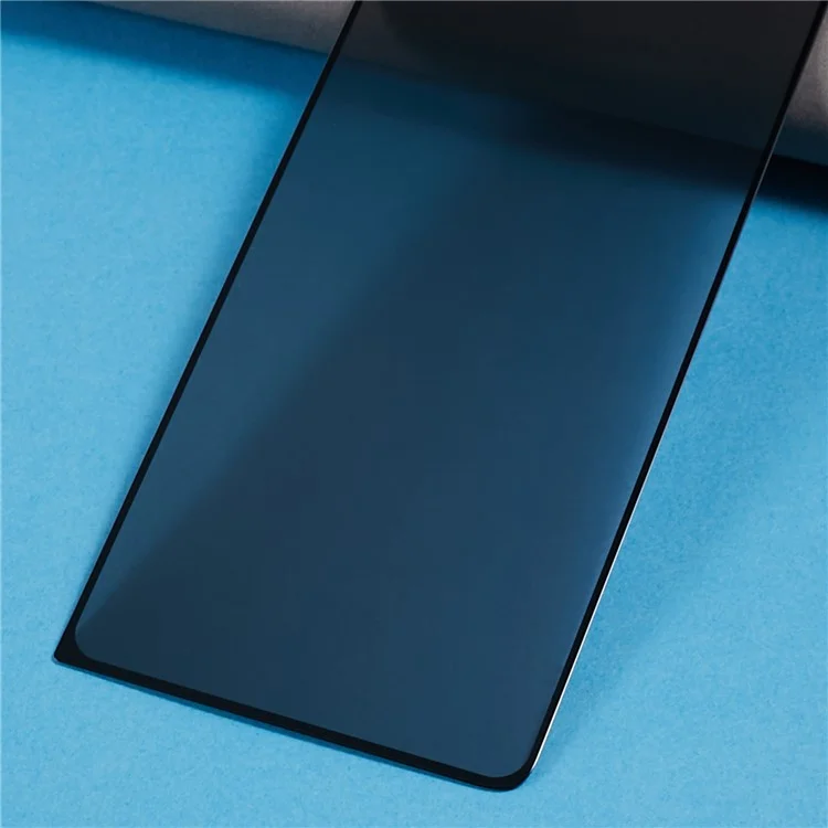 Para o Samsung Galaxy Z Fold5 5G Black Edge Screen Protector 180-Degree Anti-Spy Silk Printing Tempered Glass Film