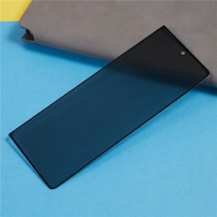 Para o Samsung Galaxy Z Fold5 5G Black Edge Screen Protector 180-Degree Anti-Spy Silk Printing Tempered Glass Film
