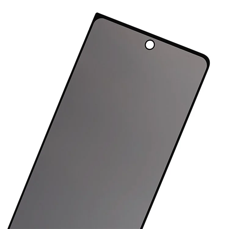 Para o Samsung Galaxy Z Fold5 5G Black Edge Screen Protector 180-Degree Anti-Spy Silk Printing Tempered Glass Film