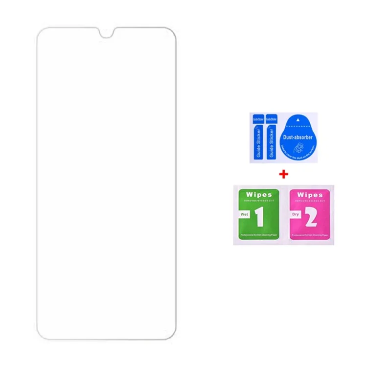 Bulk Purchasing 50Pcs Phone Screen Protector for ZTE Blade A33 Plus , HD Transparent Tempered Glass Screen Film