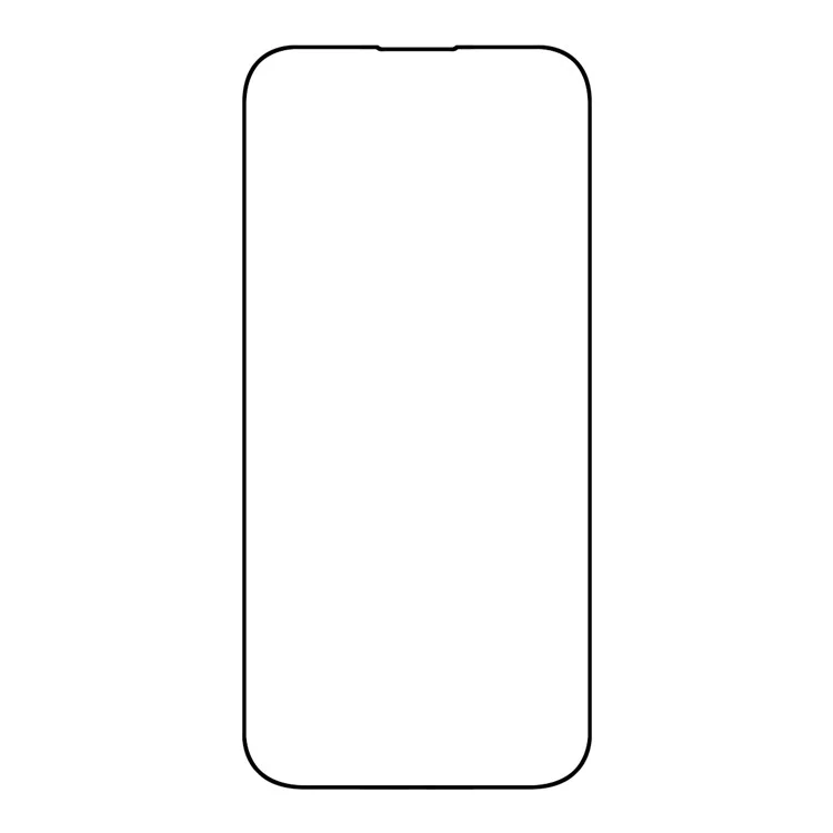 Protection d'écran antistatique pour iPhone 15 Colle complète Verre haute alumine-silicium Impression en soie Couverture complète