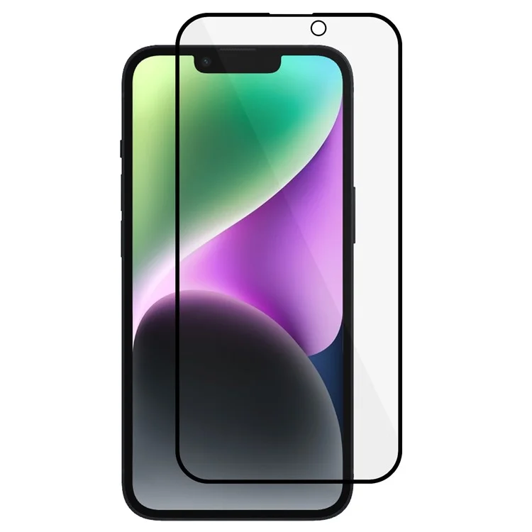 For iPhone 15 Screen Protector Full Cover AG Matte Anti-fingerprint Tempered Glass Film
