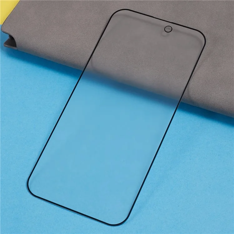 For iPhone 15 Screen Protector Full Cover AG Matte Anti-fingerprint Tempered Glass Film