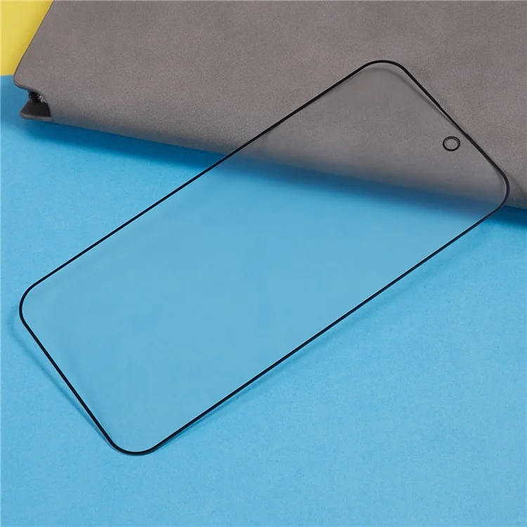 For iPhone 15 Screen Protector Full Cover AG Matte Anti-fingerprint Tempered Glass Film