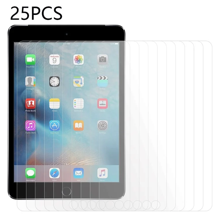 Bulk Purchasing 25Pcs For iPad 2 / 3 / 4 Tempered Glass Screen Protector HD Clear Anti-Scratch Tablet Screen Film
