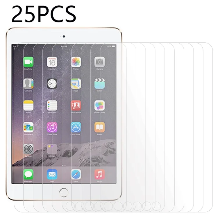Bulk Purchasing 25Pcs For 	Ipad mini / mini 2 / mini 3 Crystal Clear Film Anti-Scratch Tempered Glass Screen Protector