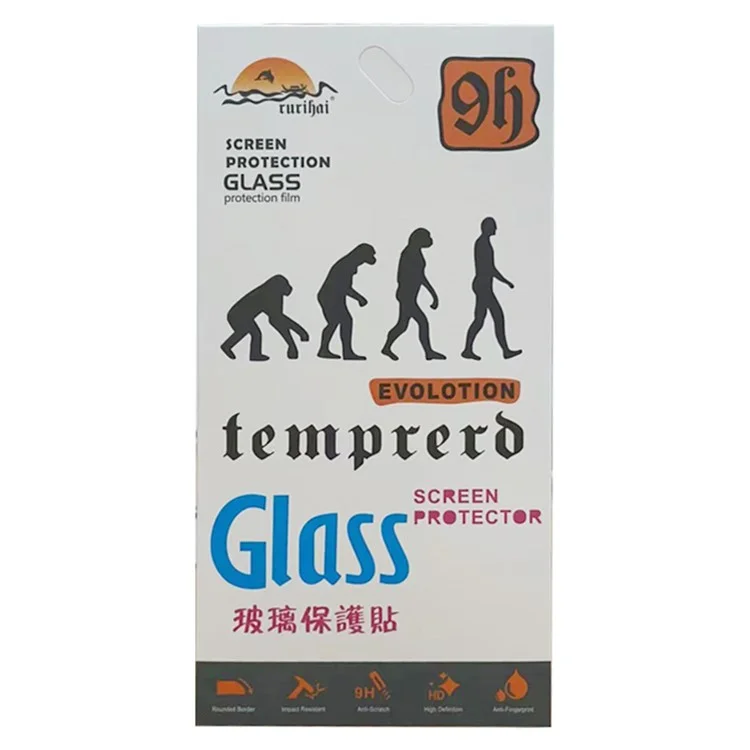 RURIHAI Para Samsung Galaxy Z Flip5 5G Vidrio de Aluminio-Silicio de Alta Calidad 0.18mm Película Protectora de Pantalla de Borde Curvado de 2.5D