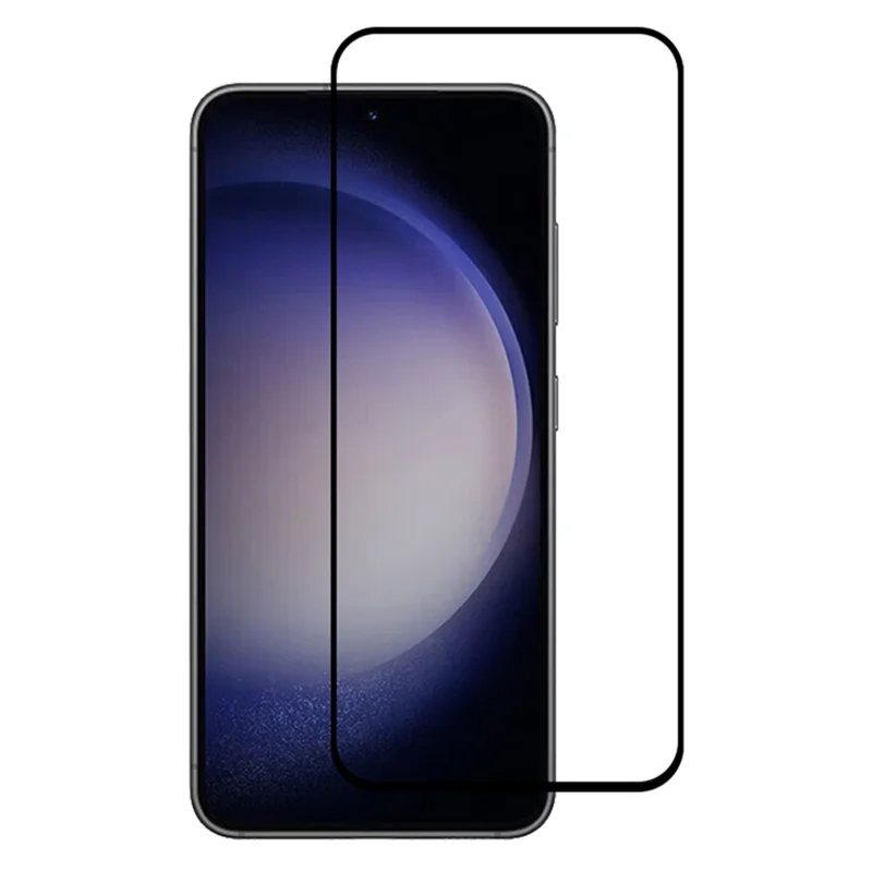 RURIHAI Für Samsung Galaxy S23 FE Kratzfest Sekundäre Härtung 0,26 mm 2,5D-Bildschirmschutz Hochaluminium-Silizium-Glasfilm