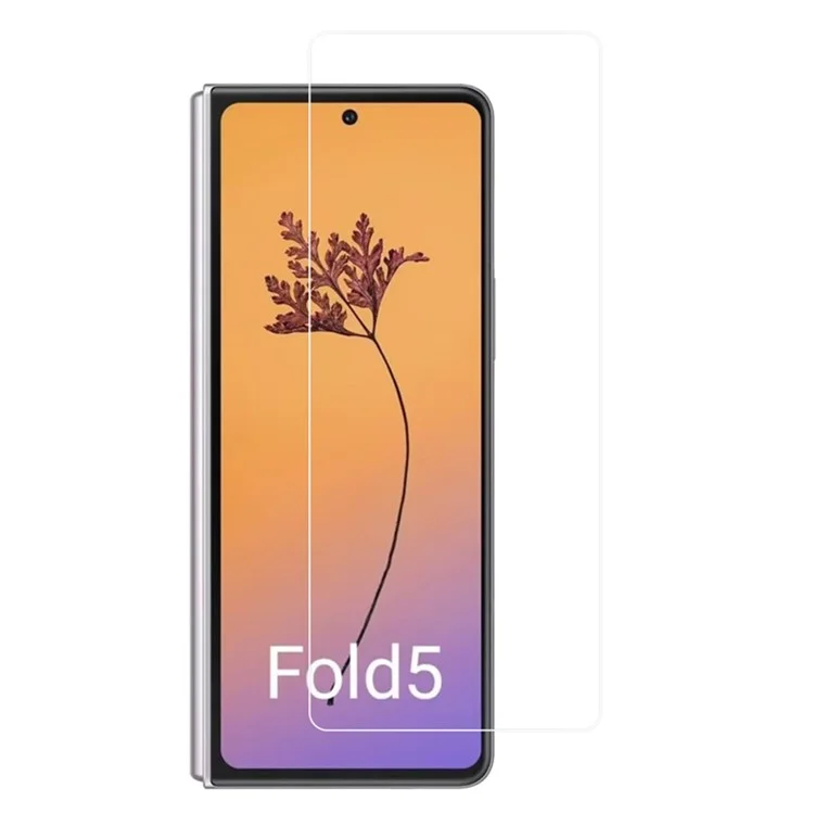 RURIHAI 10 Peças Protetor de Tela para Samsung Galaxy Z Fold5 5G, Película de Vidro de Alta Alumínio-Silício de 0,18 mm com Borda Curva de 2,5D