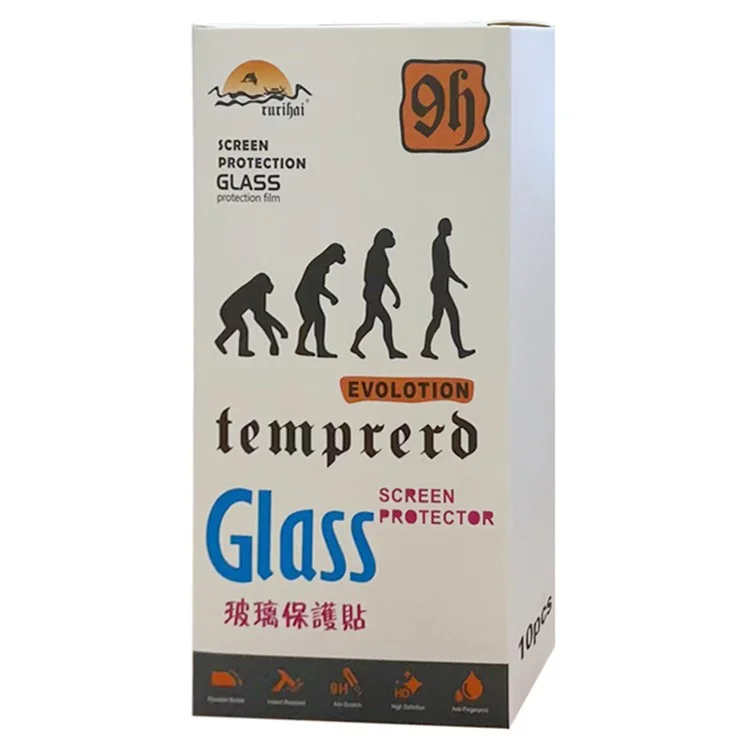 RURIHAI 10 Peças Protetor de Tela para Samsung Galaxy Z Fold5 5G, Película de Vidro de Alta Alumínio-Silício de 0,18 mm com Borda Curva de 2,5D