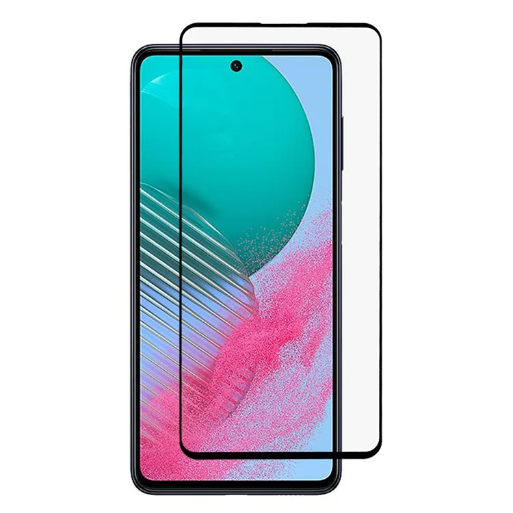 Tempered Glass Film for Samsung Galaxy M54 5G / F54 5G , Silk Printing Full Glue Phone Full Screen Protector