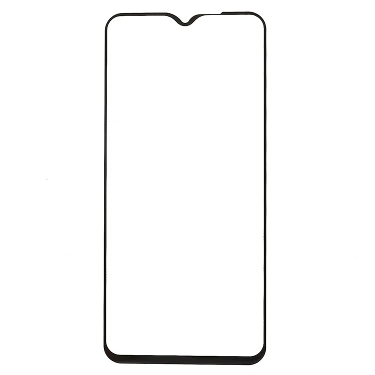 Pour Oppo A58 5G Silk Printing Tempered Glass Full Glue Anti-explosion Full Screen Protector