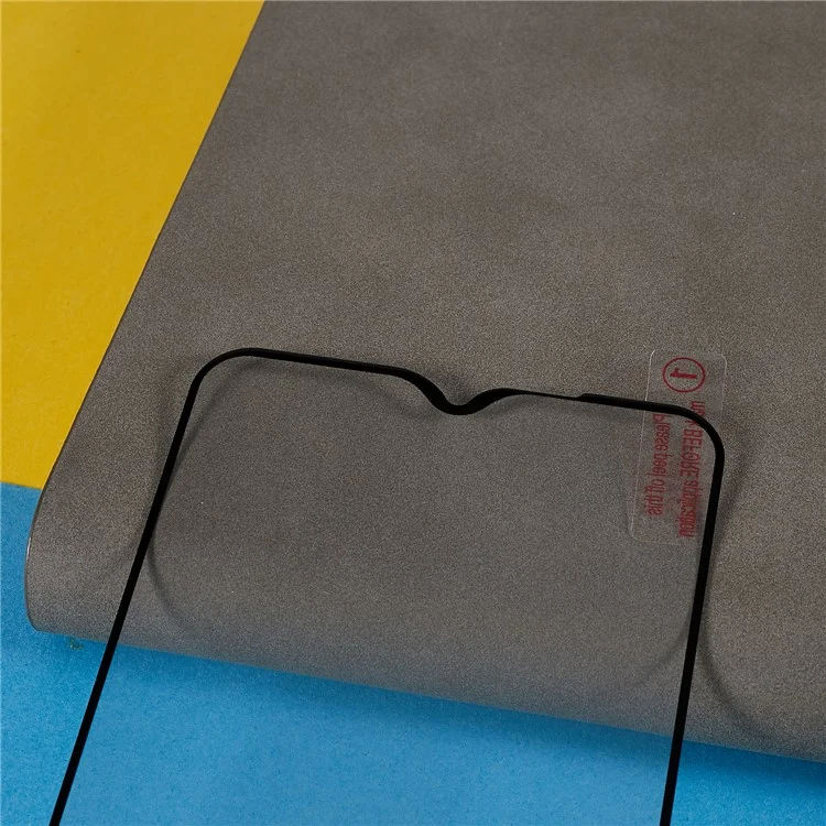 Pour Oppo A58 5G Silk Printing Tempered Glass Full Glue Anti-explosion Full Screen Protector