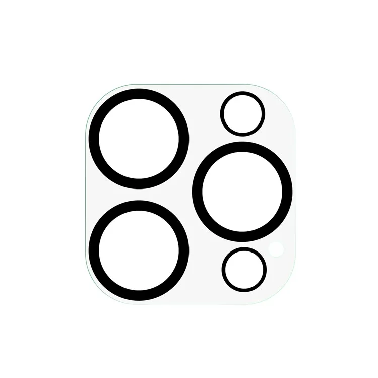 Para iPhone 15 Pro / 15 Pro Max 3D Silk Printing Camera Lens Film Tempered Glass Phone Rear Lens Protector