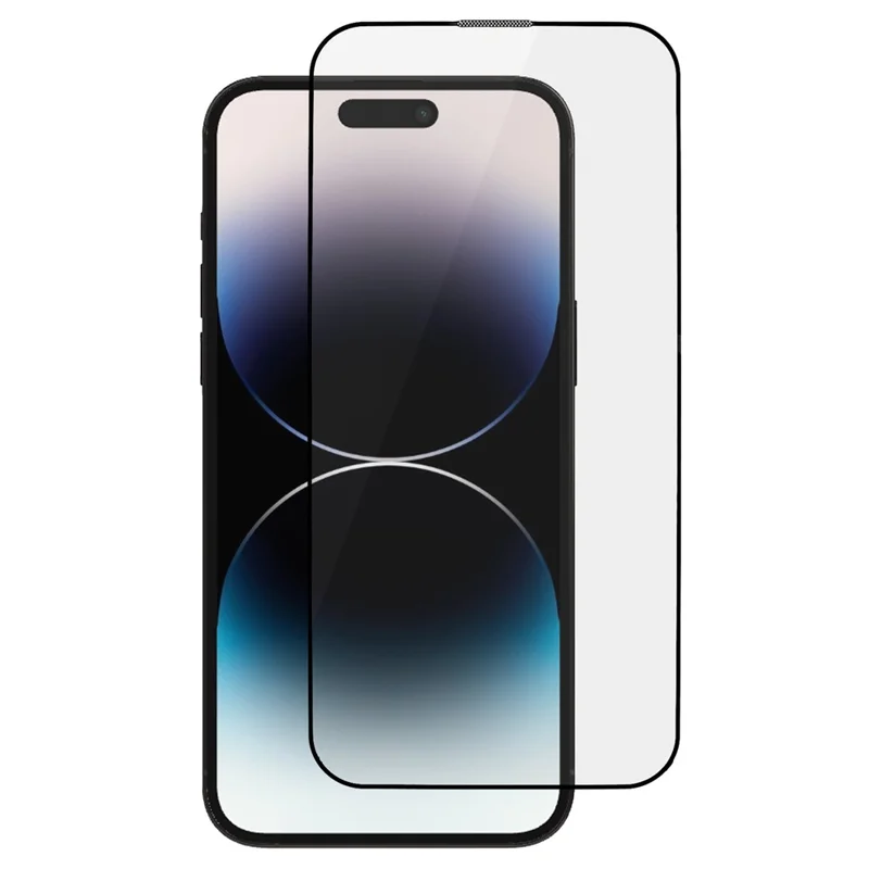 Para iPhone 15 Plus Anti-static Screen Protector High Hardness Full Glue Tempered Glass Full Cover Film