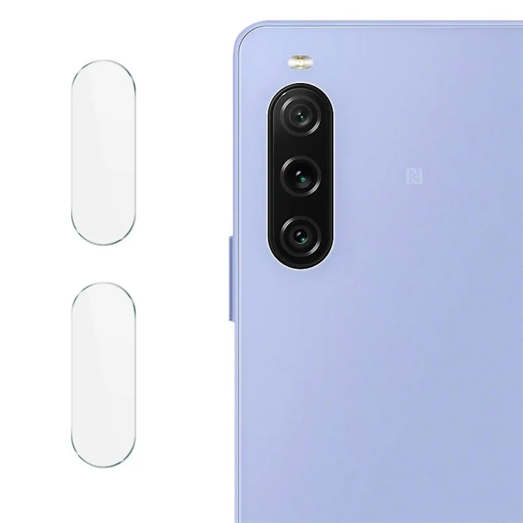 IMAK 2Stück / Set für Sony Xperia 10 V Kameralinsenabdeckung HD-klare gehärtetes Glas Linsenfilm