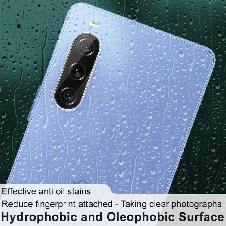 IMAK 2Stück / Set für Sony Xperia 10 V Kameralinsenabdeckung HD-klare gehärtetes Glas Linsenfilm
