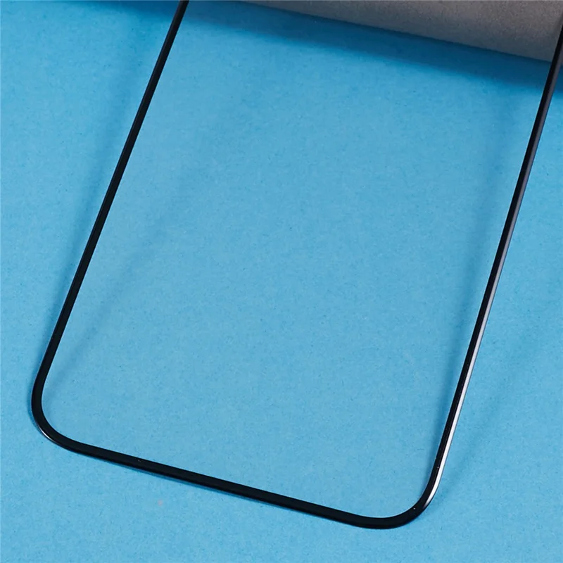 PDGD For iPhone 15 Plus Anti-Fingerprint High Aluminum-silicon Glass Film 3D Arc Edge Cold Carving Screen Protector with Dust-Proof Net