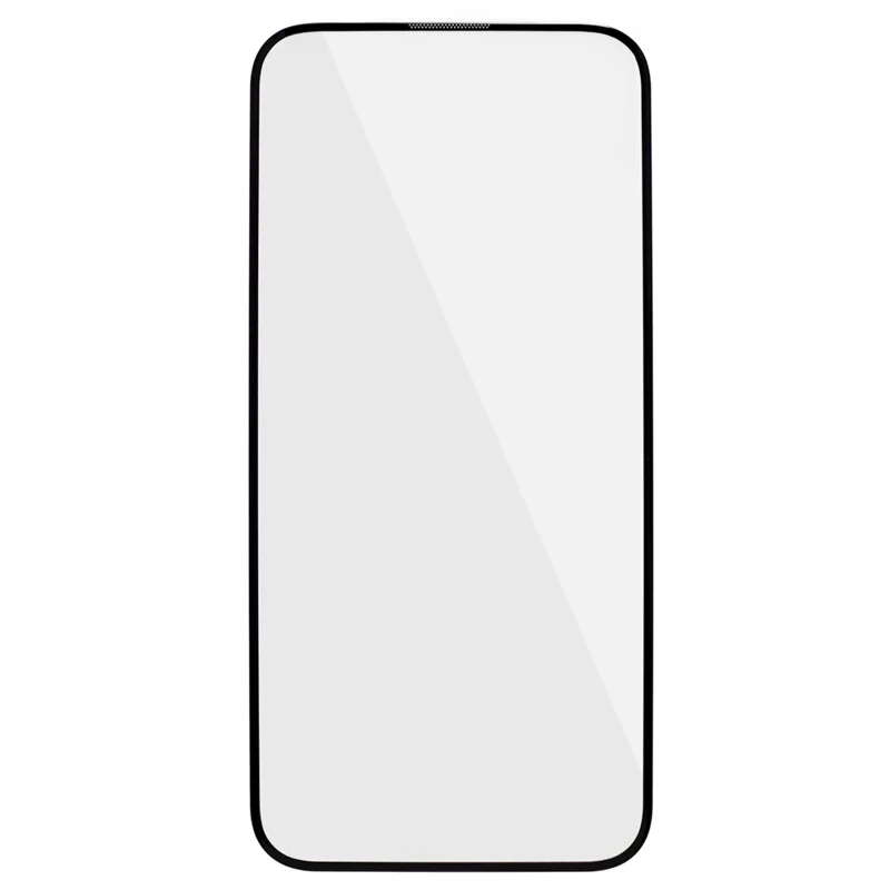 Для iPhone 15 Pro Smooth Tempered Glass Protector Silk Printing Full Glue Full Screen Film with Installation Tool